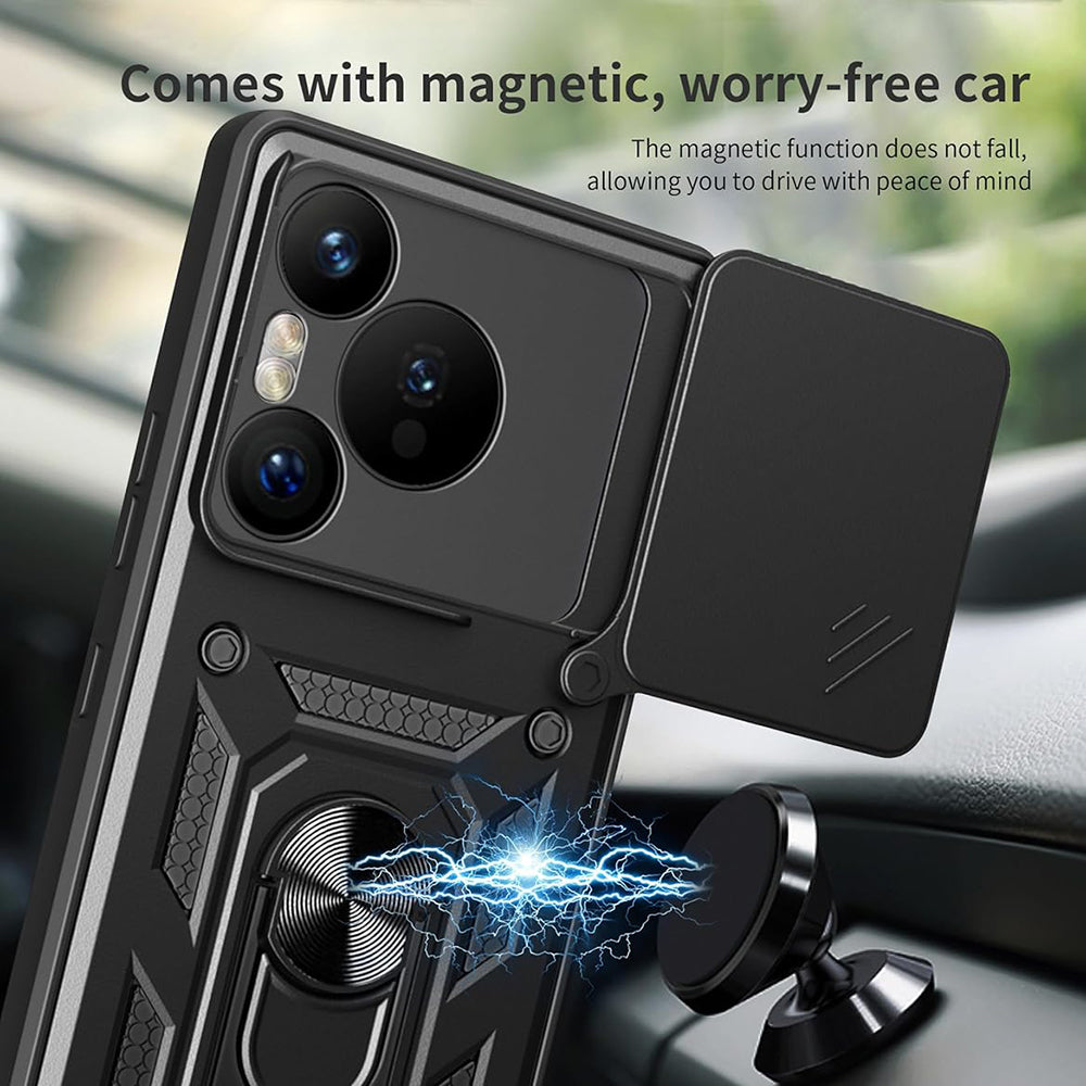 Custodia per Xiaomi Redmi Note 14 5G, Techsuit, CamShield, Nera