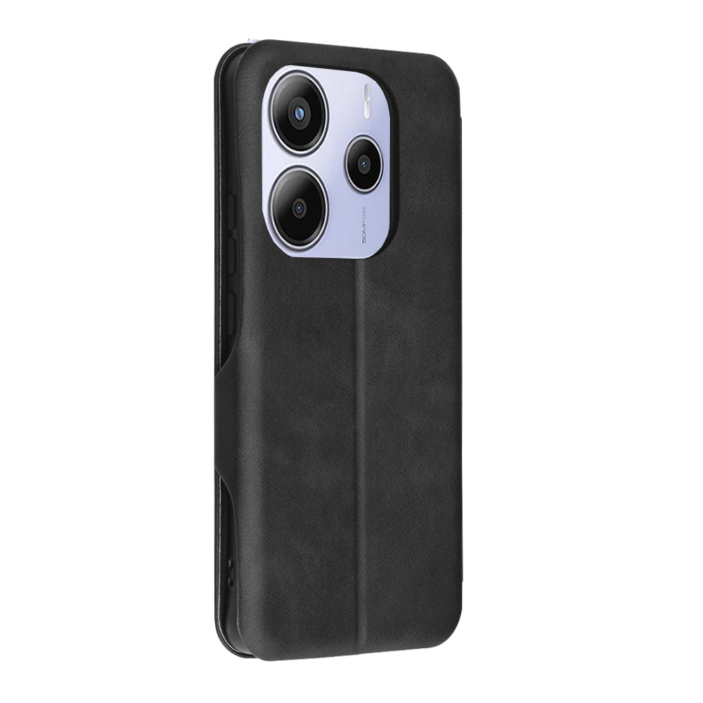 Custodia per Xiaomi Redmi Note 14 5G, Techsuit, Safe Wallet Plus, Nera
