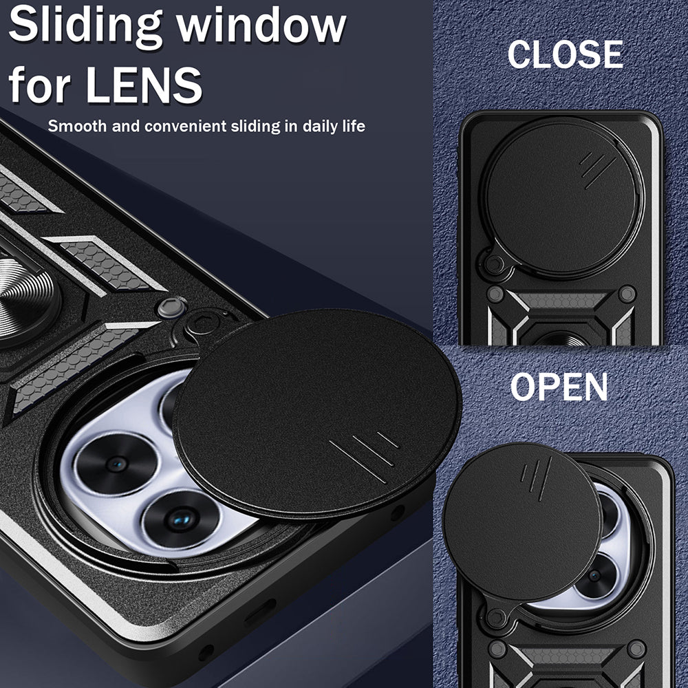 Custodia per Xiaomi Redmi Note 14 Pro+ 5G, Techsuit, CamShield, Nera