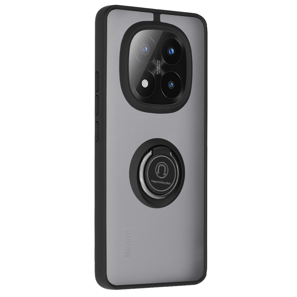Custodia per Xiaomi Redmi Note 14 Pro+ 5G, Techsuit, Glinth, Nera