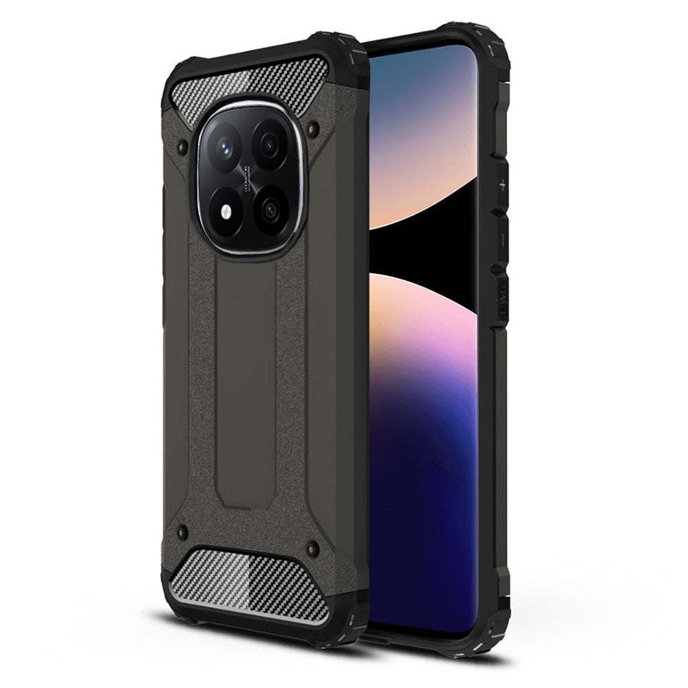 Custodia per Xiaomi Redmi Note 14 Pro+ 5G, Techsuit, Hybrid Armor, Nera