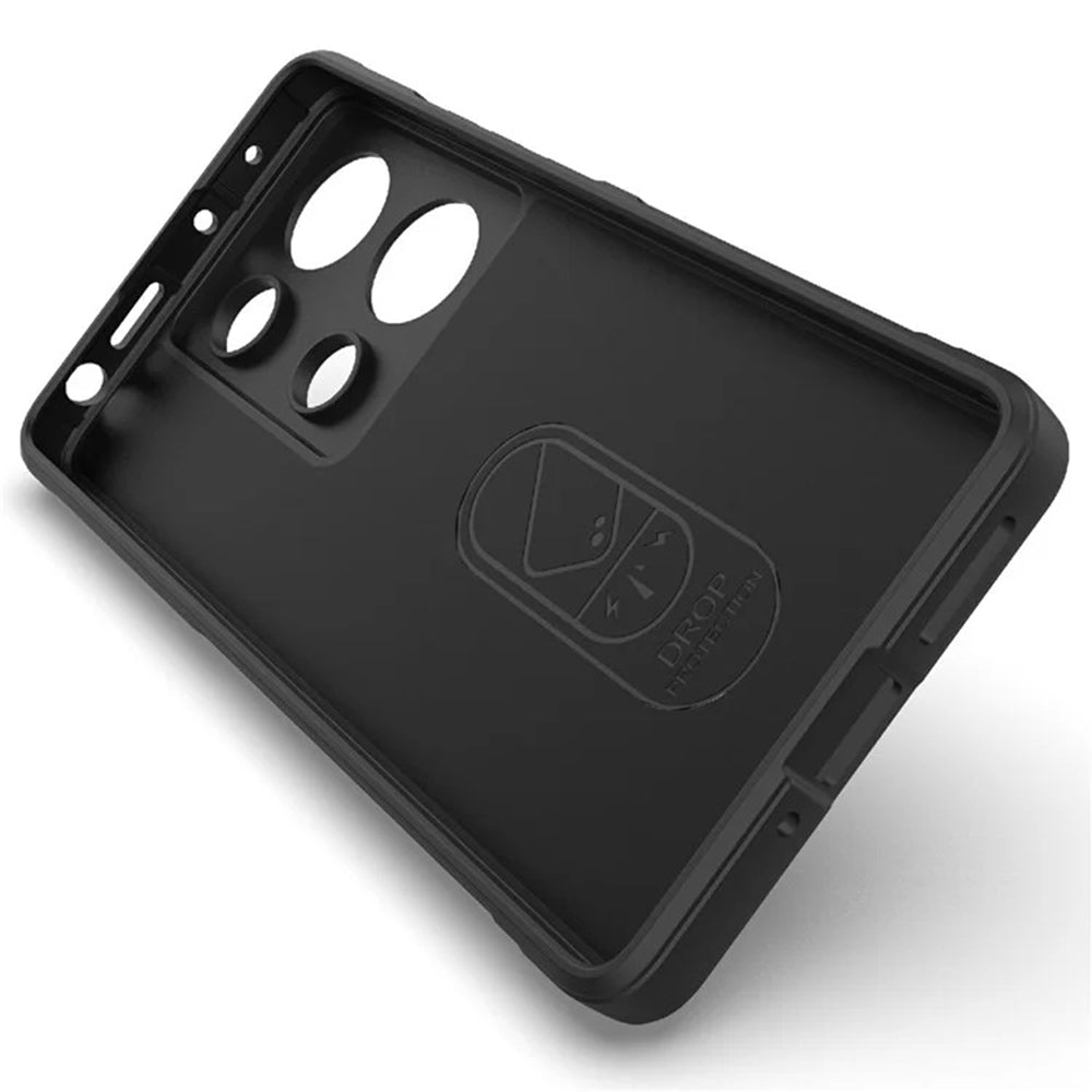Custodia per Xiaomi Redmi Note 14S, Techsuit, Magic Shield, Nera