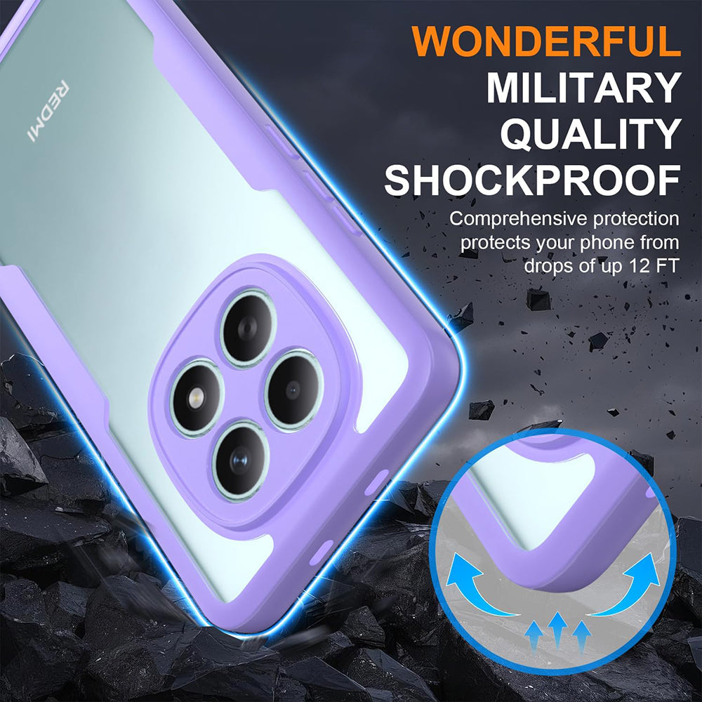 Custodia per Xiaomi Redmi Note 15 4G, Techsuit, ColorVerse 360, Viola