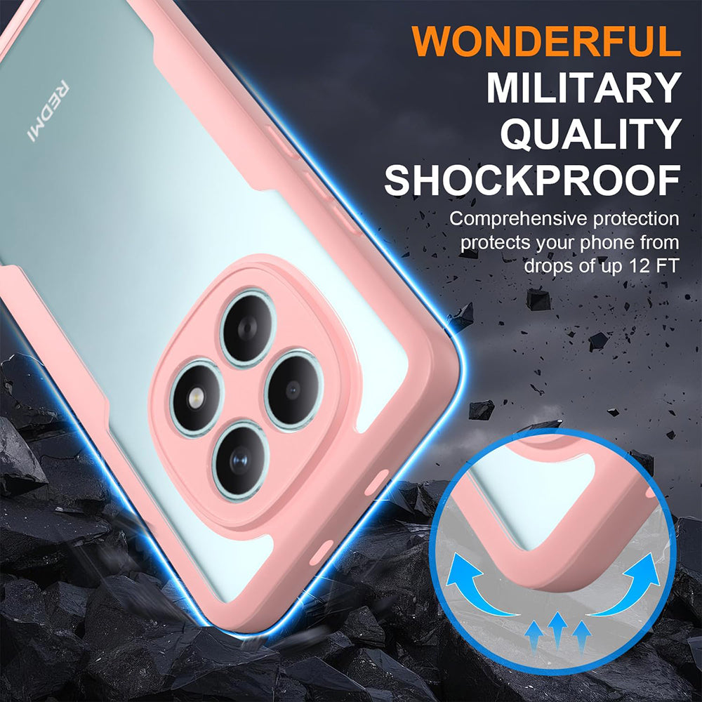 Custodia per Xiaomi Redmi Note 15 4G, Techsuit, ColorVerse 360, Rosa