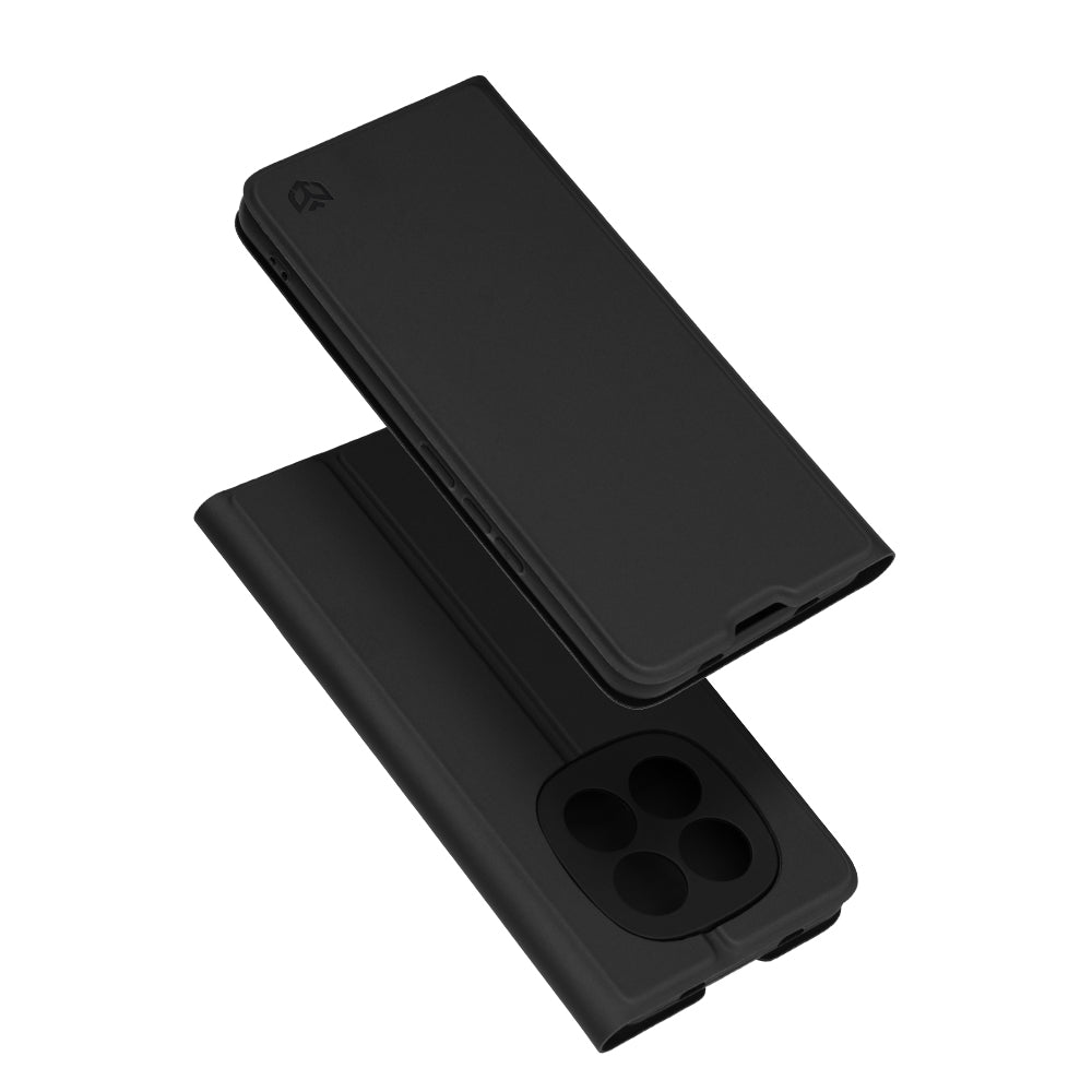 Custodia per Xiaomi Redmi Note 15 Pro 4G, Techsuit, Magskin Book, Nera