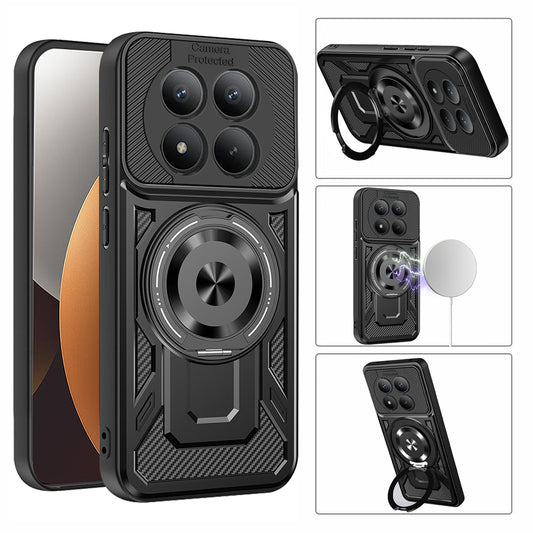 Custodia per Xiaomi Redmi Note 15 Pro 4G, Techsuit, RuggedCam, Viola