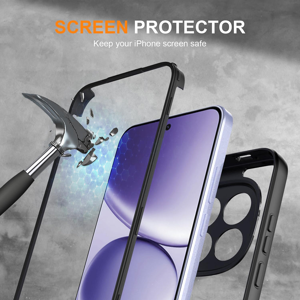 Custodia per Xiaomi Redmi Note 15 Pro 5G, Techsuit, ColorVerse 360, Nera