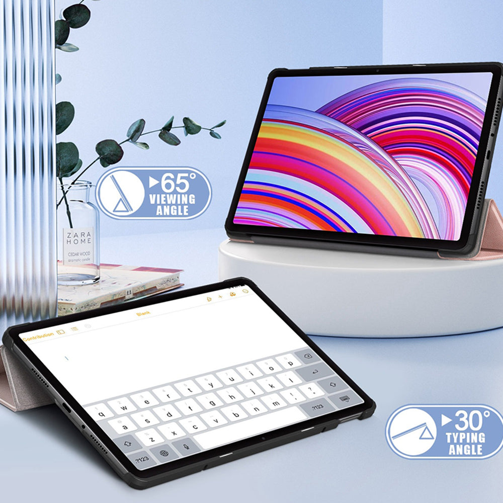 Custodia per Xiaomi Redmi Pad Pro / Pad / Pad Pro 5G, Techsuit, FoldPro, Rosa