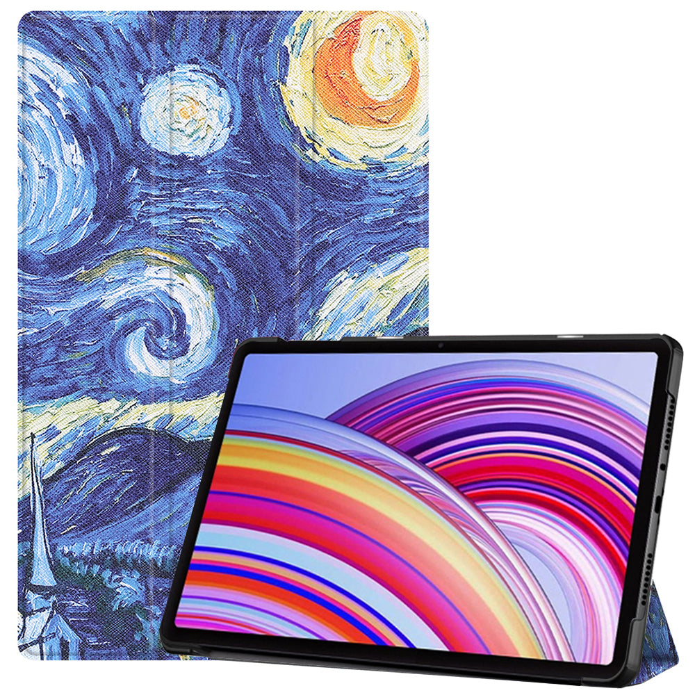 Custodia per Xiaomi Redmi Pad Pro / Pad / Pad Pro 5G, Techsuit, FoldPro Starry Night, Multicolore
