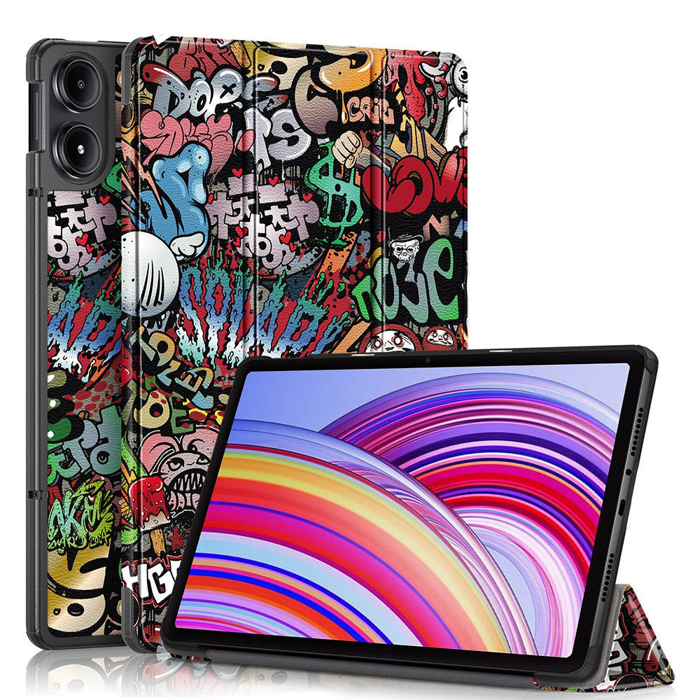 Custodia per Xiaomi Redmi Pad Pro / Pad / Pad Pro 5G, Techsuit, FoldPro Urban Vibe, Multicolore