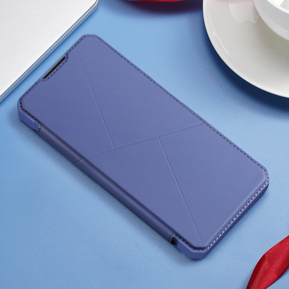 Custodia per Samsung Galaxy A03s A037, DUX DUCIS, Skin X, Blu