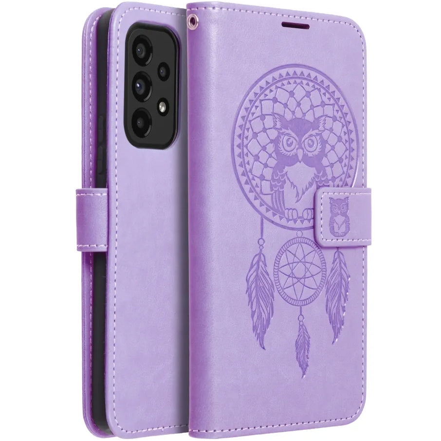 Custodia per Samsung Galaxy A22 5G A226, OEM, MEZZO Dream Catcher, Viola