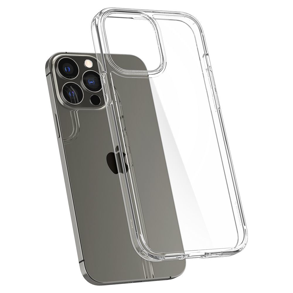 Custodia per Apple iPhone 13 Pro Max, Spigen, Ultra Hybrid, Trasparente
