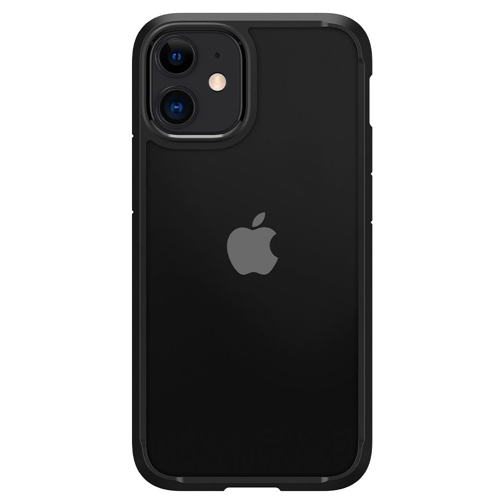 Custodia per Apple iPhone 12 / 12 Pro, Spigen, Ultra Hybrid, Nera ACS01703