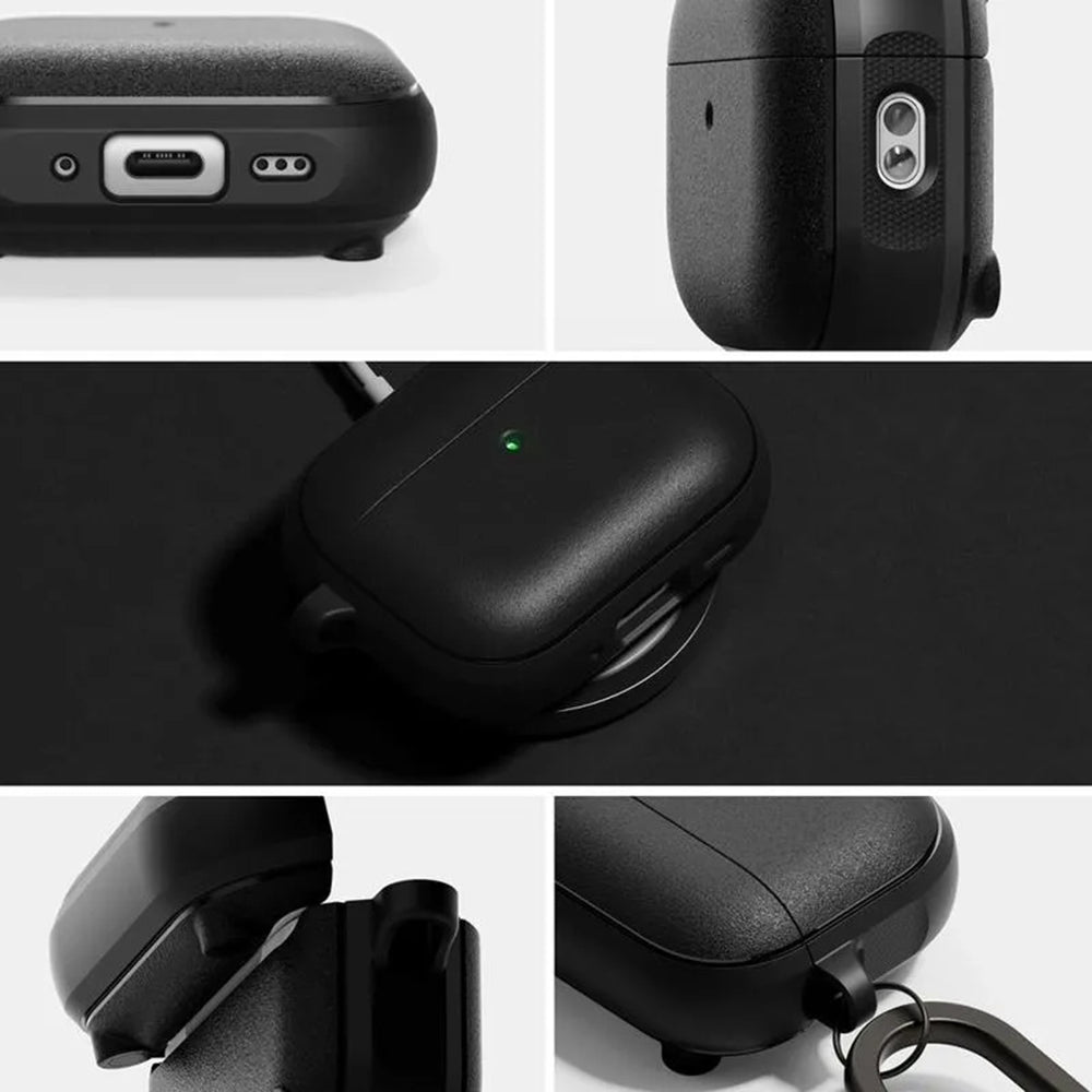 Custodia Ringke Onyx Magnetica per Apple AirPods Pro 3, Nera