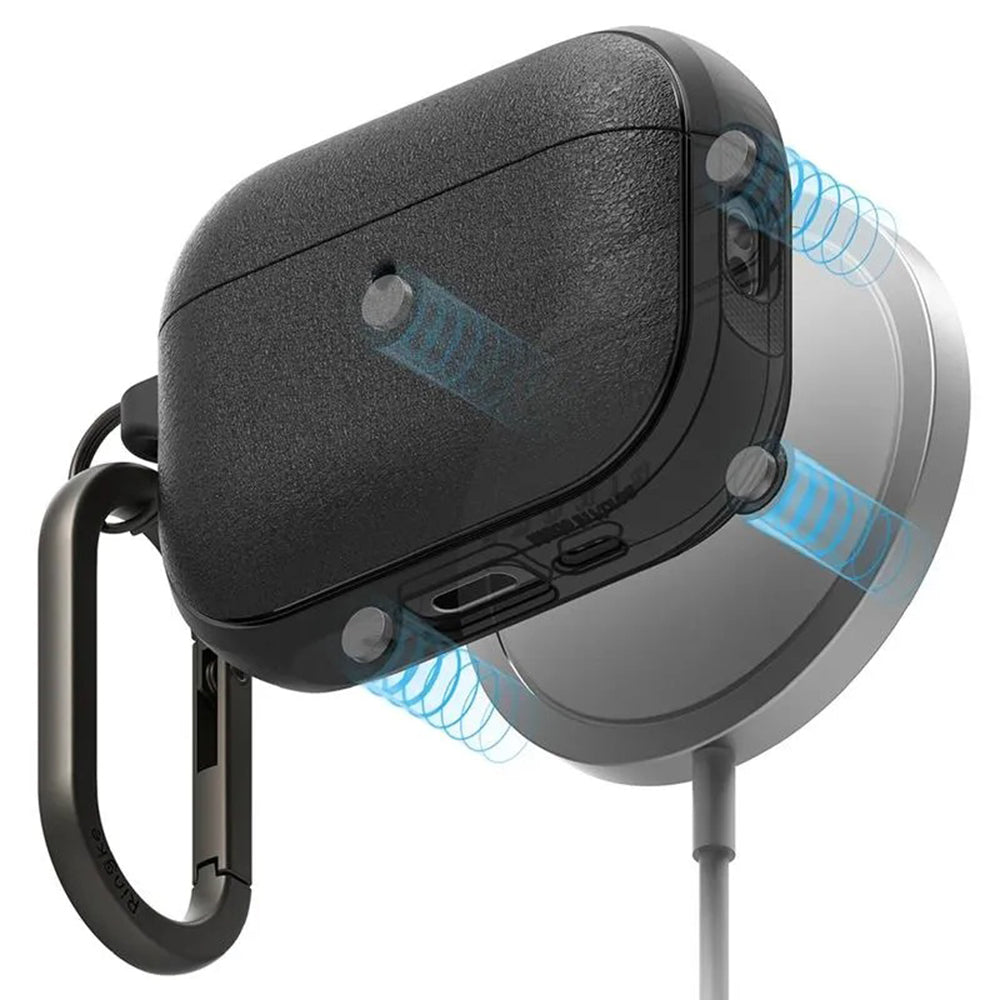 Custodia Ringke Onyx Magnetica per Apple AirPods Pro 3, Nera