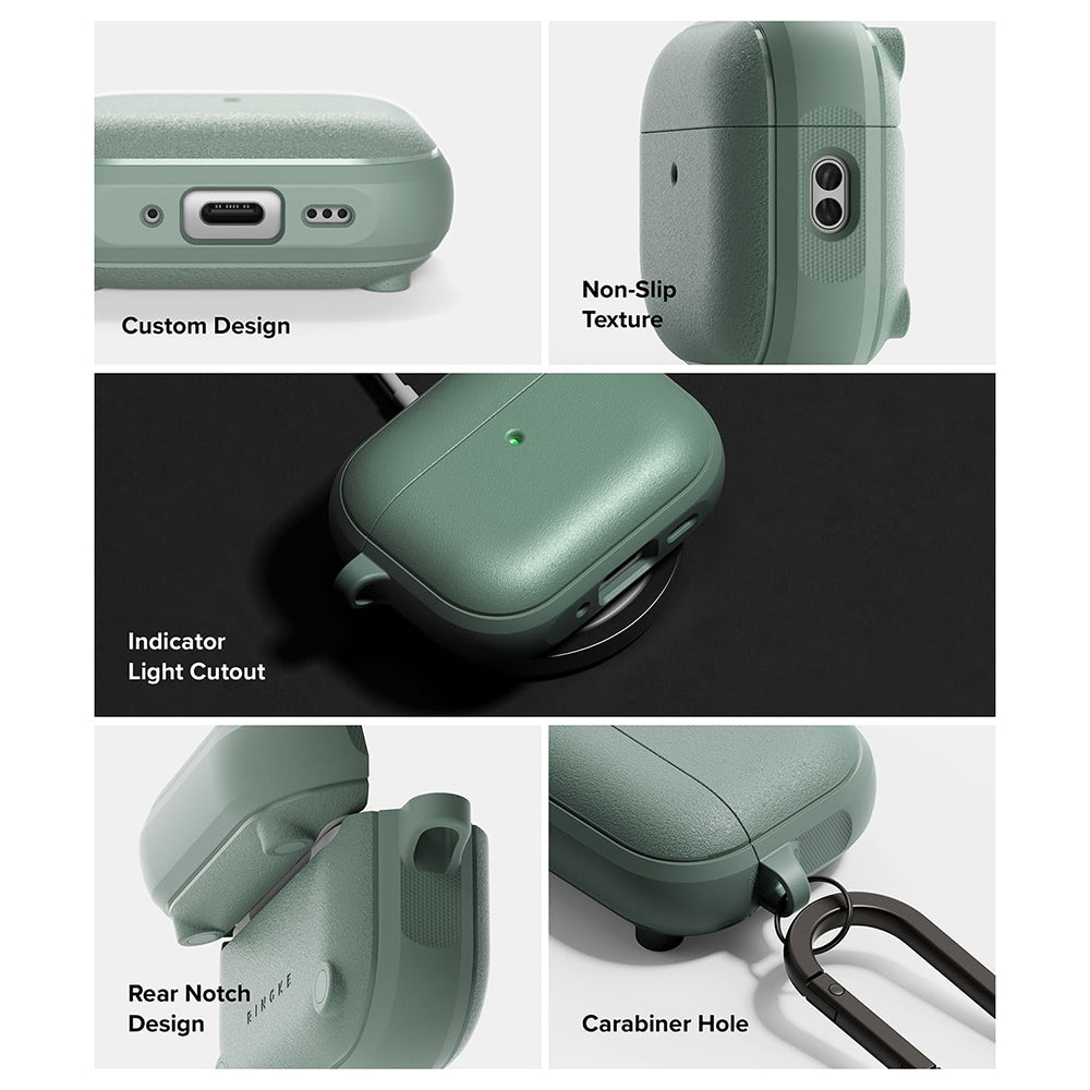 Custodia Ringke Onyx Magnetica per Apple AirPods Pro 3, Verde