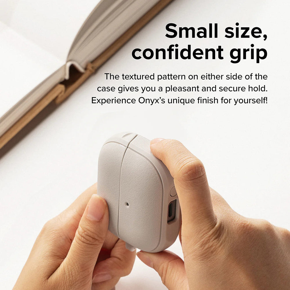 Custodia Ringke Onyx Magnetic per Samsung Galaxy Buds3 FE / Buds3 Pro / Buds3, Grigio