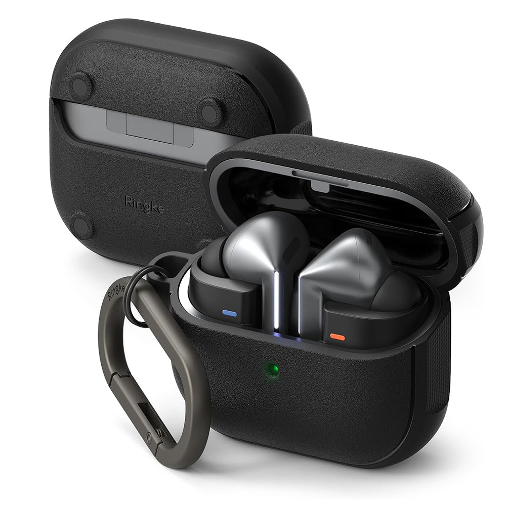 Custodia Ringke Onyx Magnetic per Samsung Galaxy Buds3 FE / Buds3 Pro / Buds3, Nera