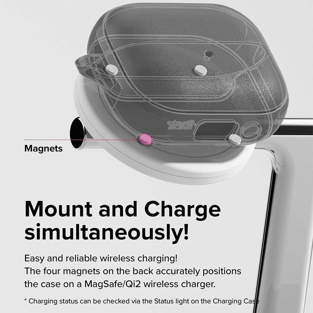 Custodia Ringke Onyx Magnetic per Samsung Galaxy Buds3 FE / Buds3 Pro / Buds3, Nera