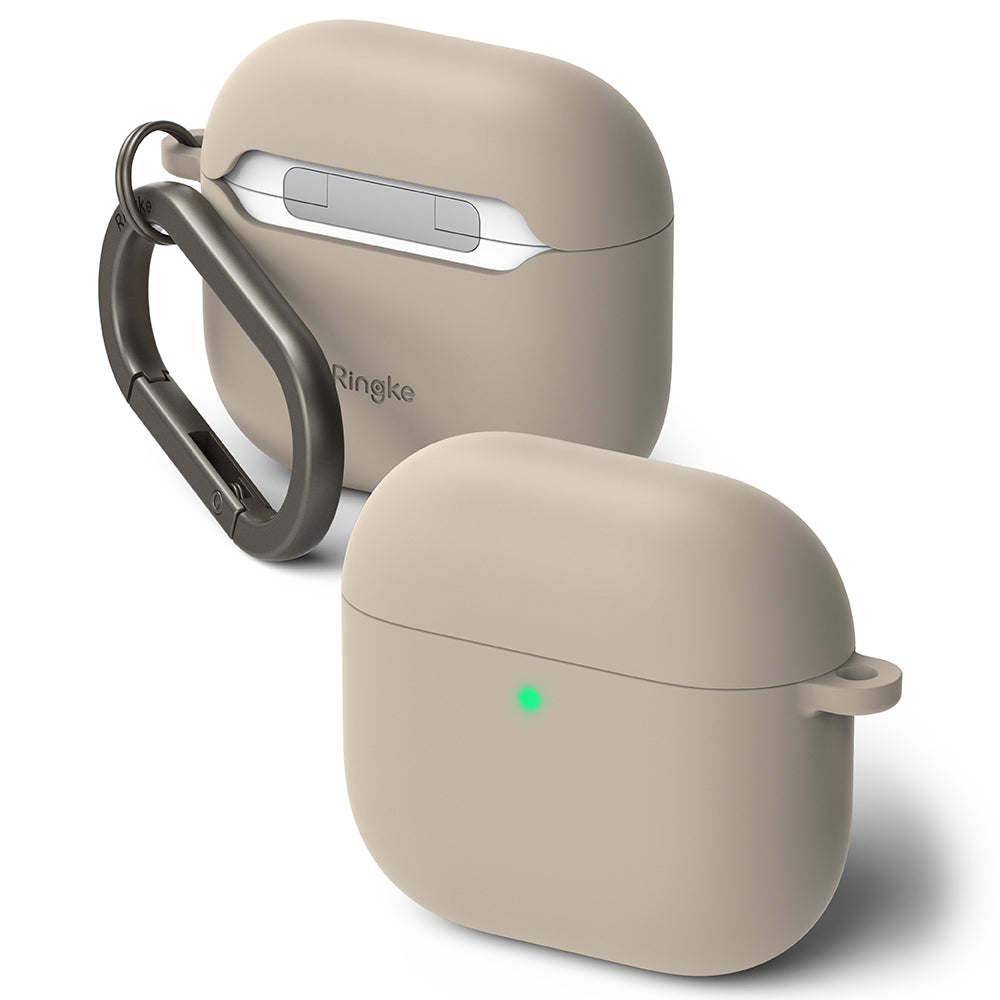 Custodia Ringke per Apple AirPods 4, Crema