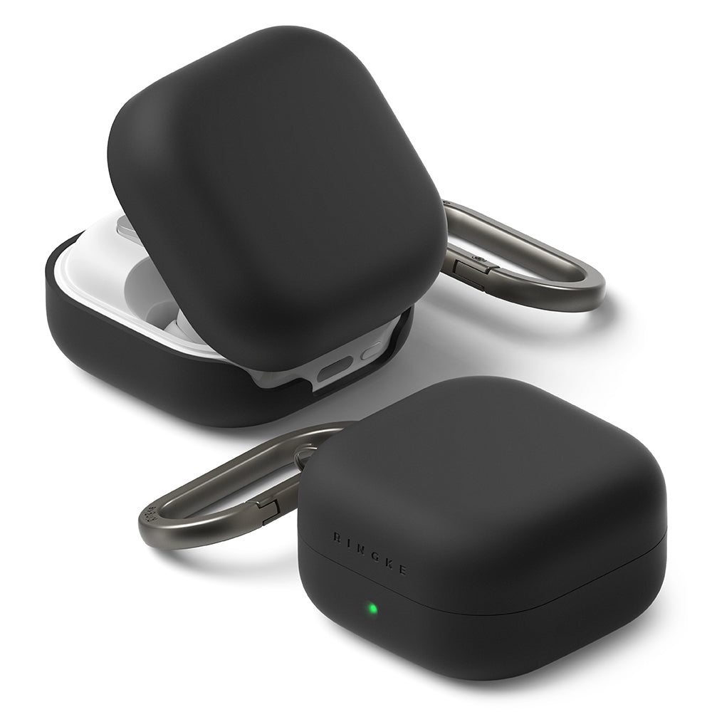 Custodia Ringke per Samsung Galaxy Buds4 / Buds4 Pro, Nera