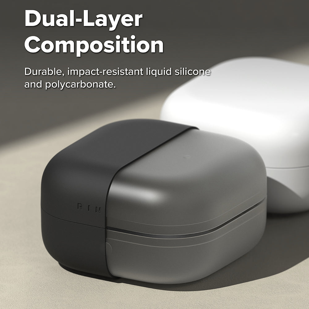 Custodia Ringke per Samsung Galaxy Buds4 / Buds4 Pro, Nera