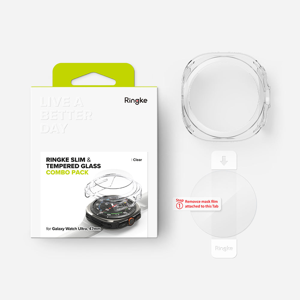 Custodia Ringke Slim per Samsung Galaxy Watch Ultra, Trasparente