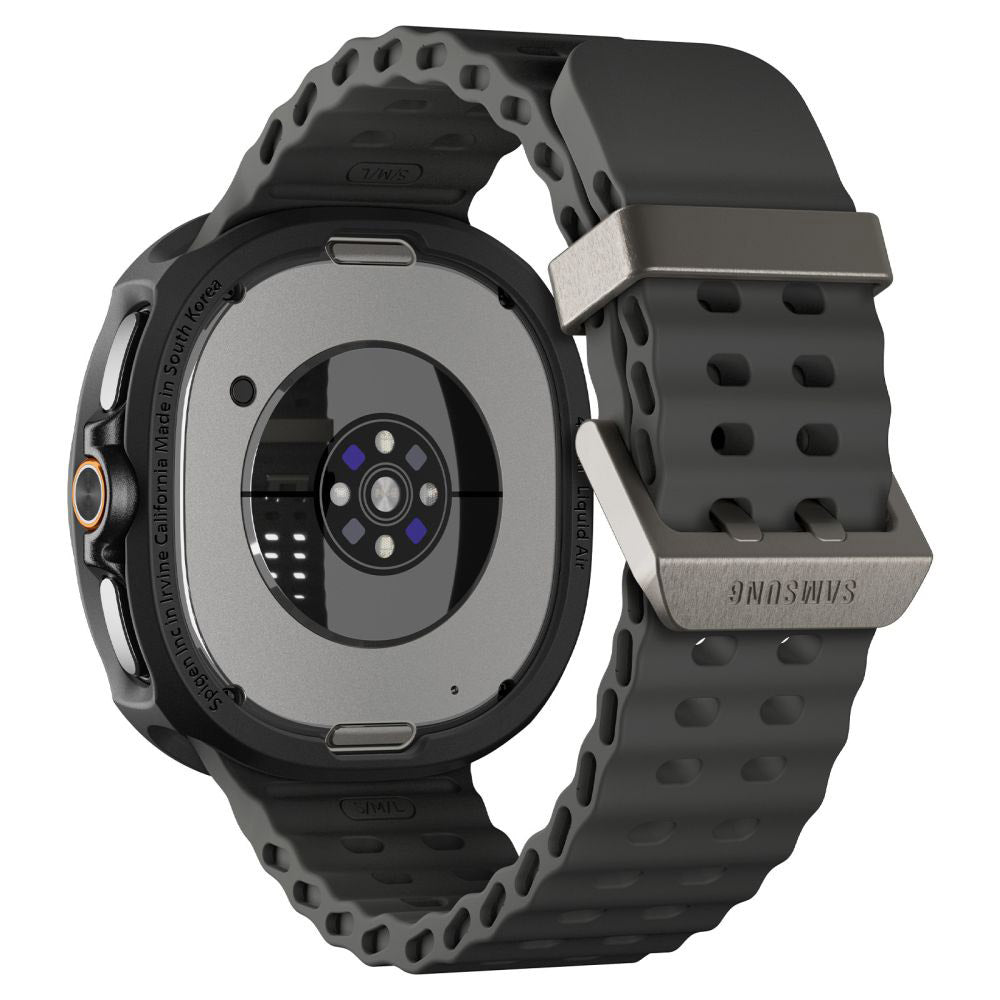 Custodia Spigen Liquid Air per Samsung Galaxy Watch8 Classic, Opaca Nera ACS09841