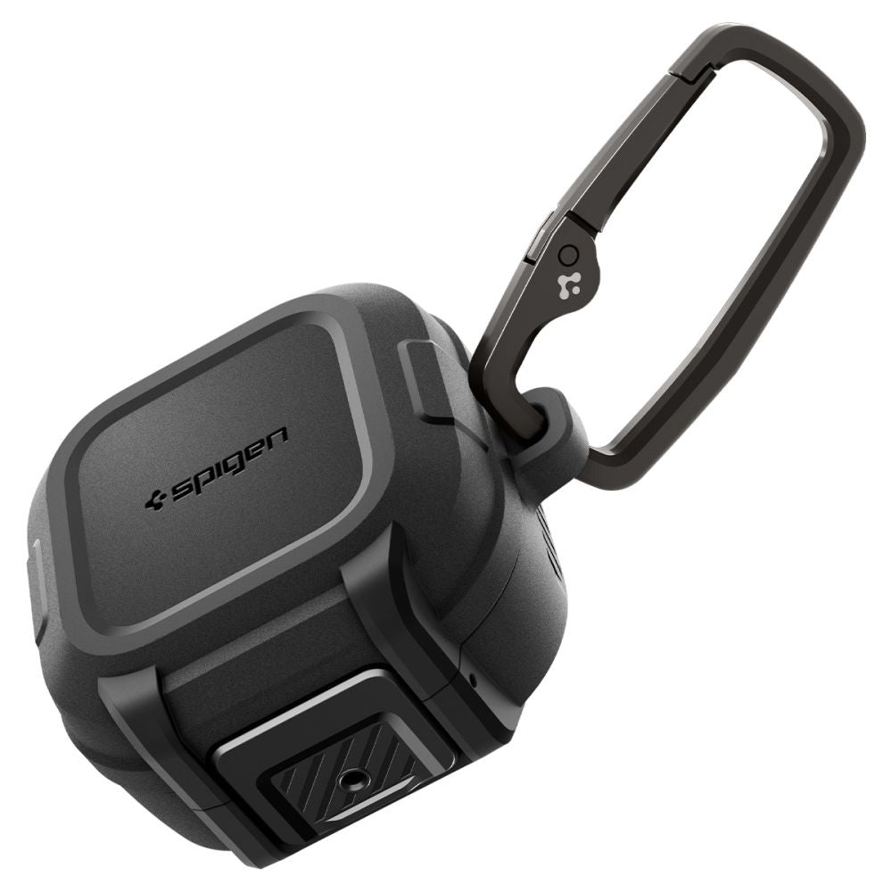 Custodia Spigen Lock Fit per Samsung Galaxy Buds4 / Buds4 Pro, Nera Opaca ACS11202