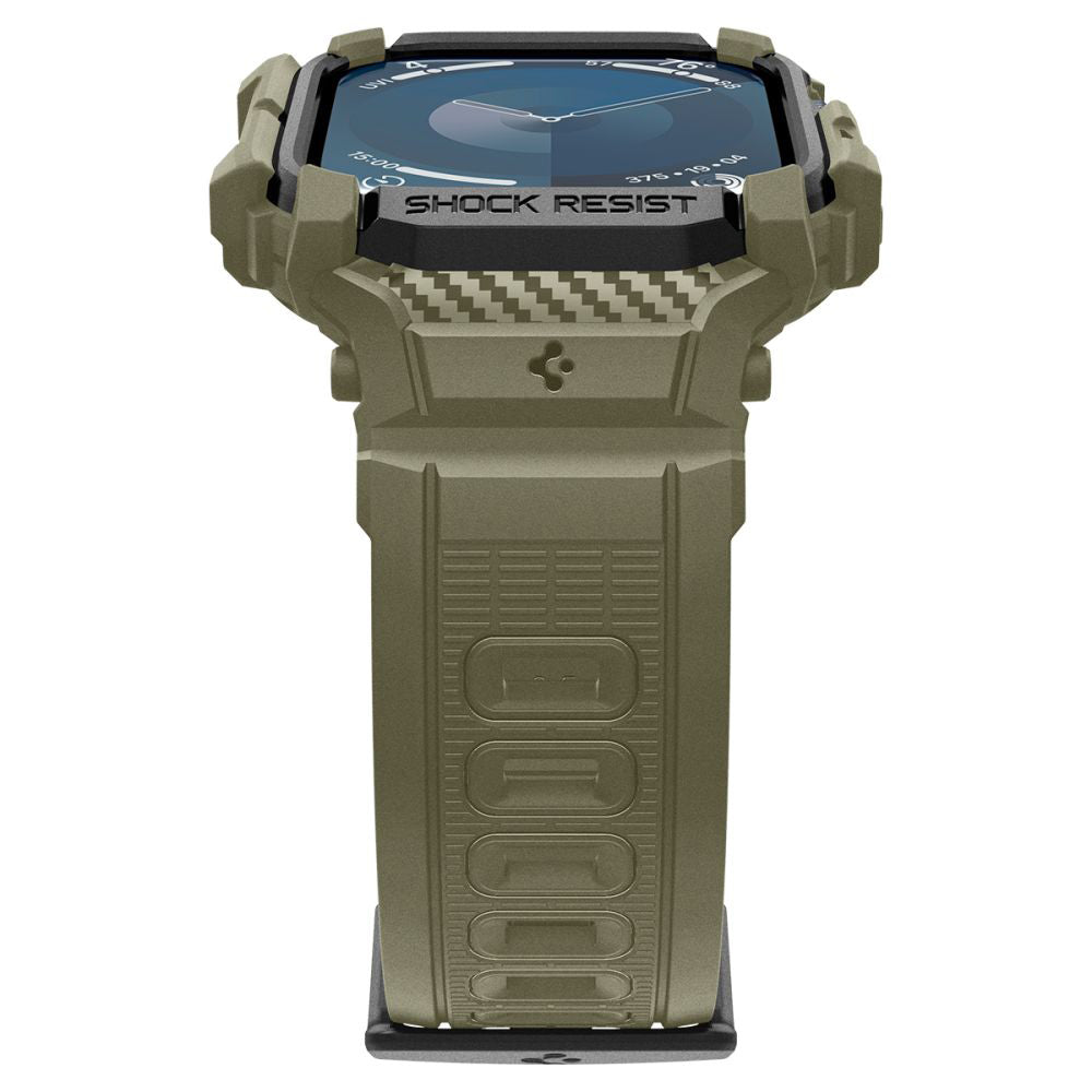 Custodia Spigen Rugged Armor Pro per Apple Watch Series 10 46mm, Kaki ACS08608