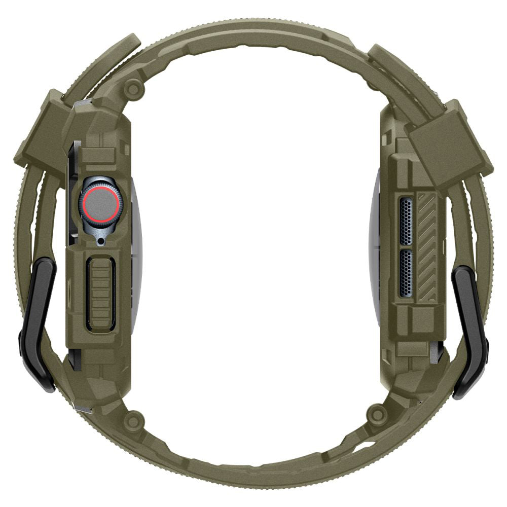 Custodia Spigen Rugged Armor Pro per Apple Watch Series 10 46mm, Kaki ACS08608
