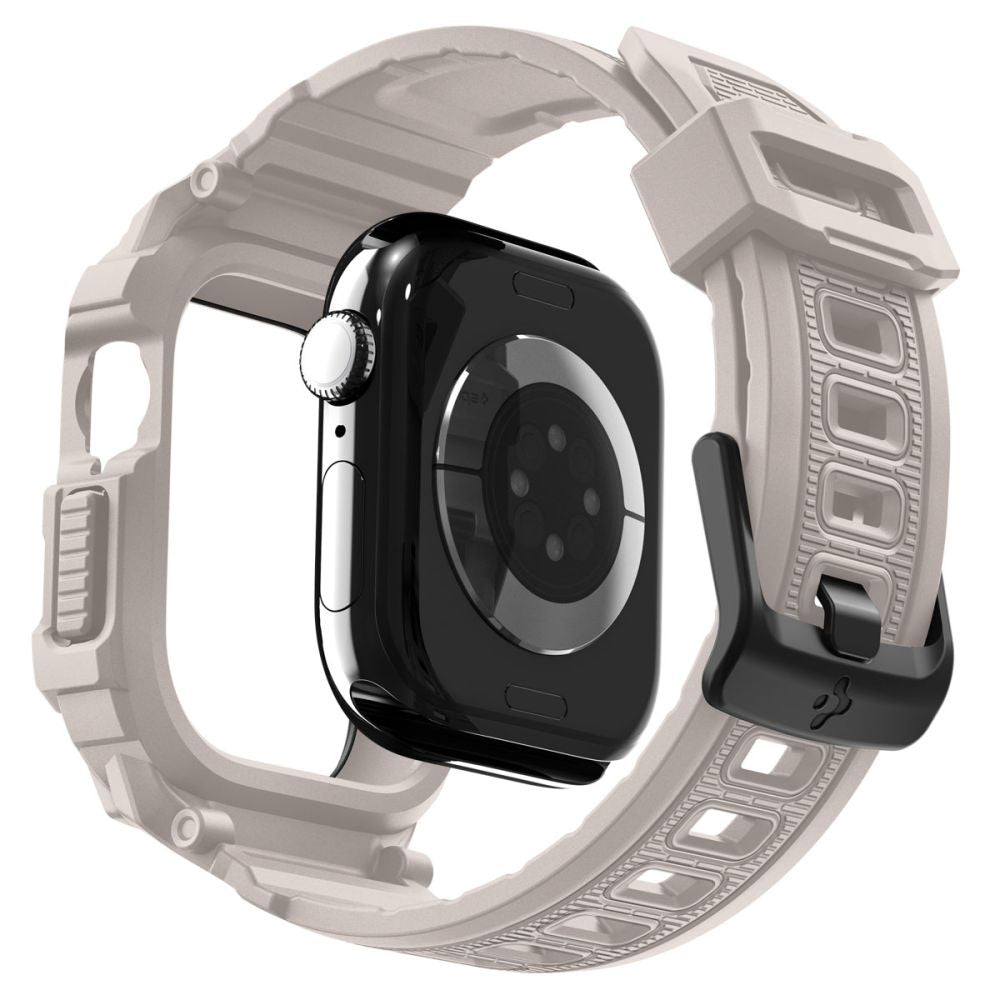 Custodia Spigen Rugged Armor Pro V2 per Apple Watch Series 10 / 11 46mm, Beige ACS10506