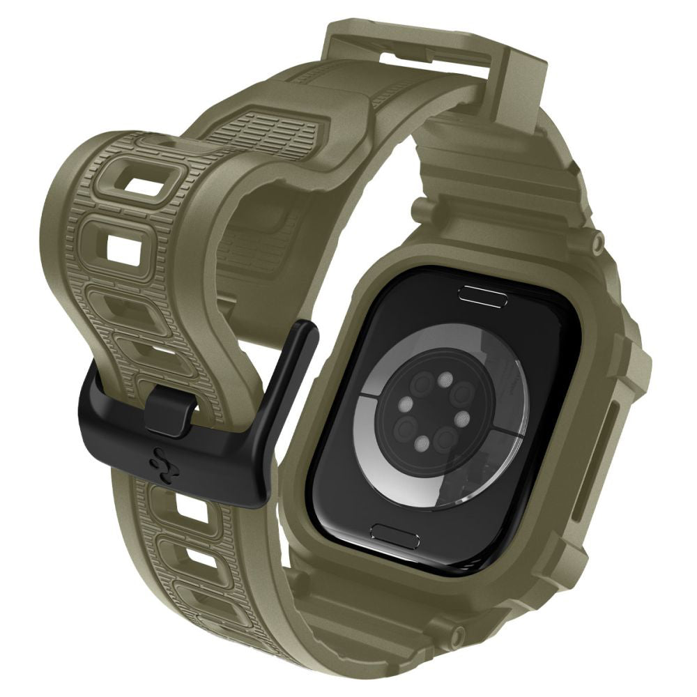 Custodia Spigen Rugged Armor Pro V2 per Apple Watch Series 10 / 11 46mm, Kaki ACS10507