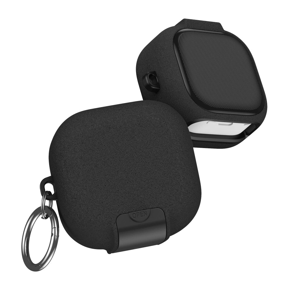 Custodia Tech-Protect Slim Hook per Samsung Galaxy Buds4 / Buds4 Pro, Nera
