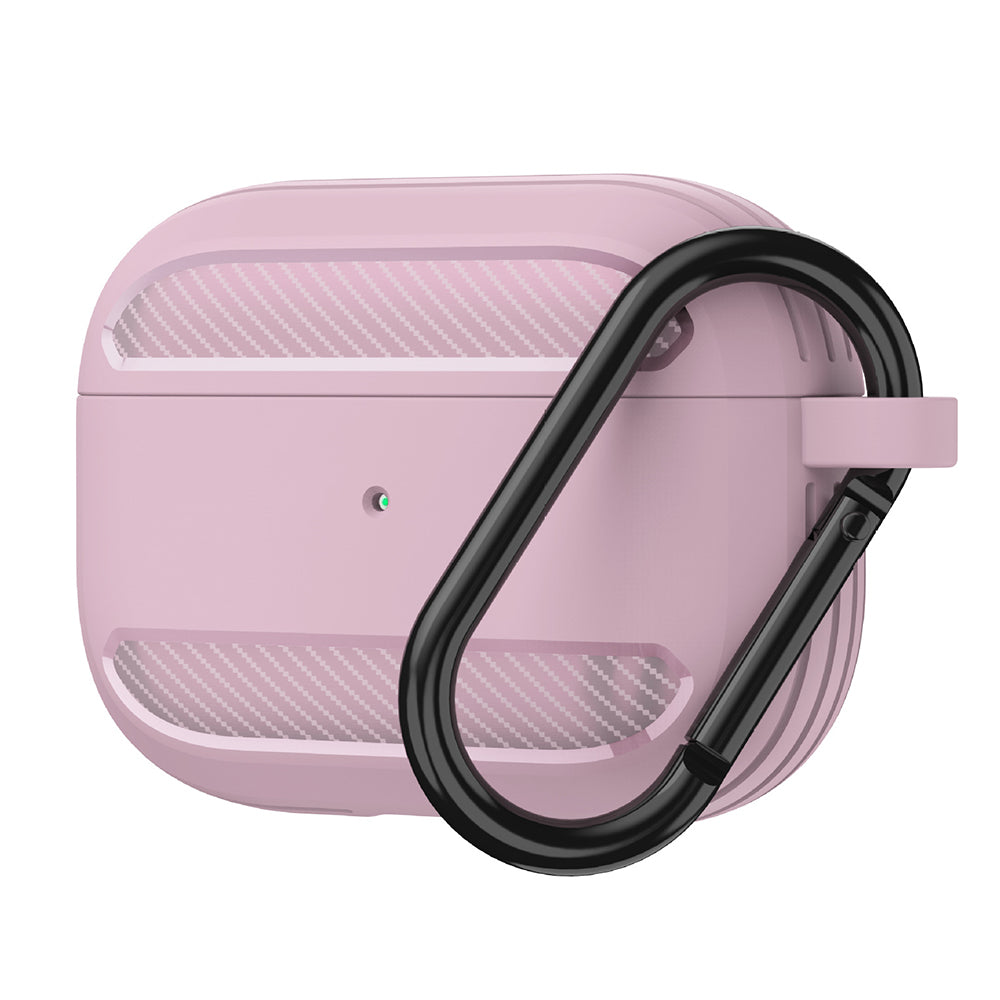 Custodia Techsuit Carbon per Apple AirPods 3, Rosa
