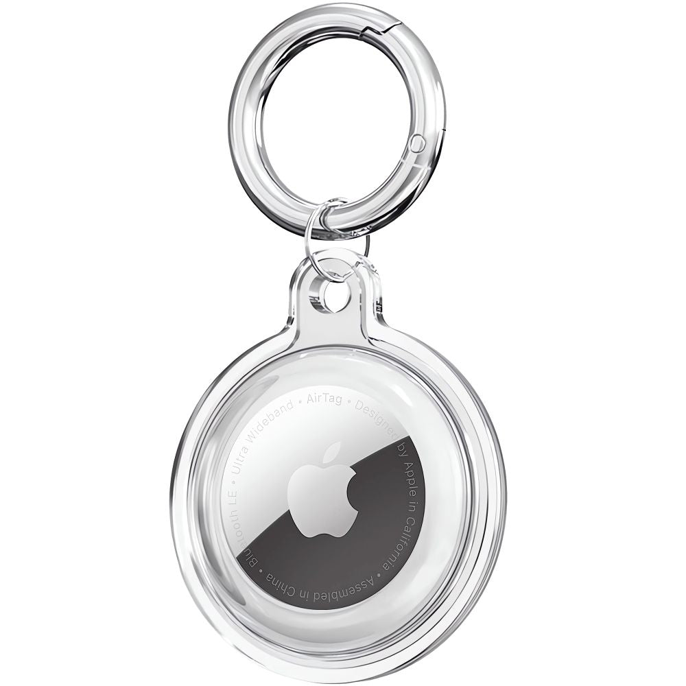 Custodia Techsuit CT15 per Apple AirTag, Trasparente