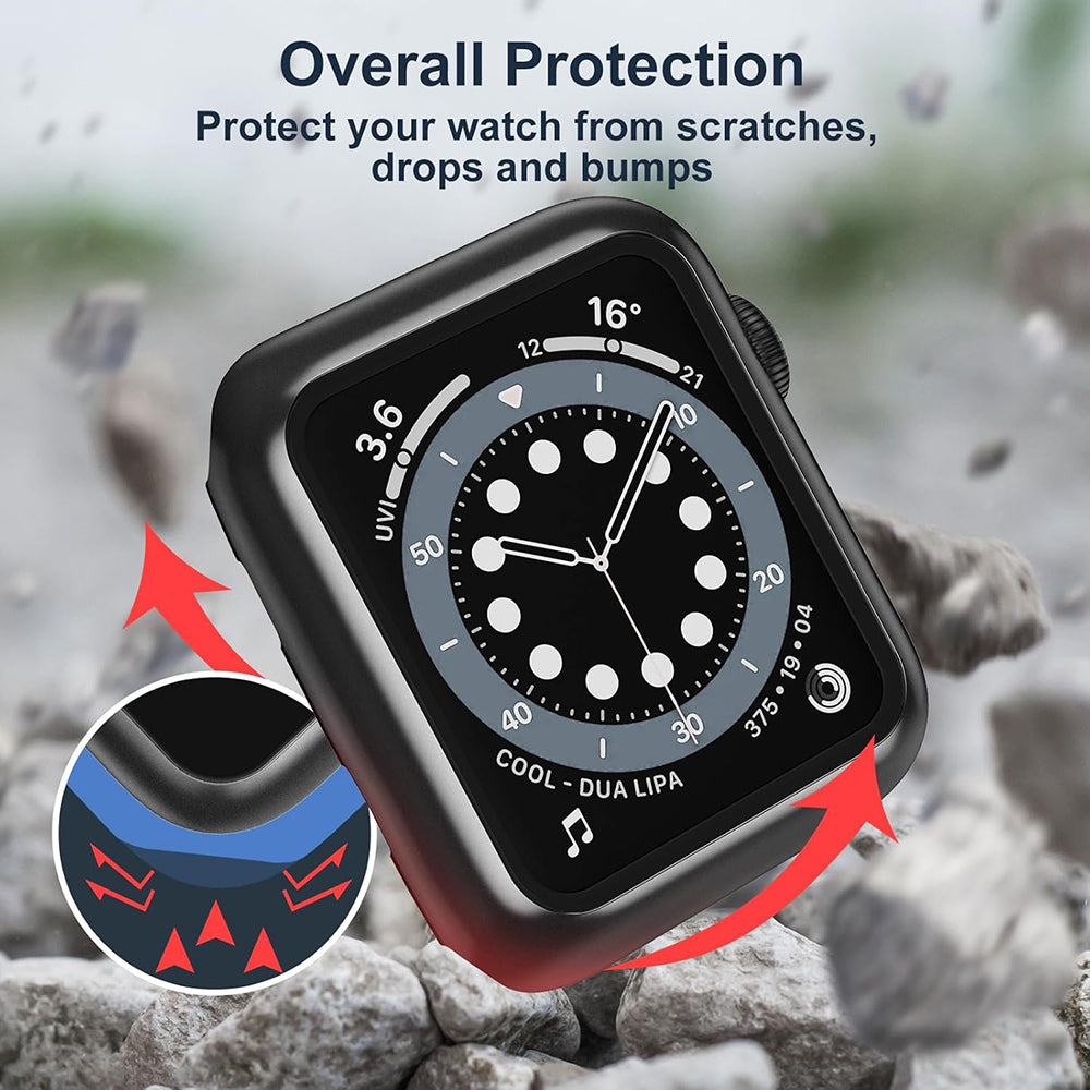 Custodia Techsuit Defense360 Pro per Apple Watch 38mm Series, Nera