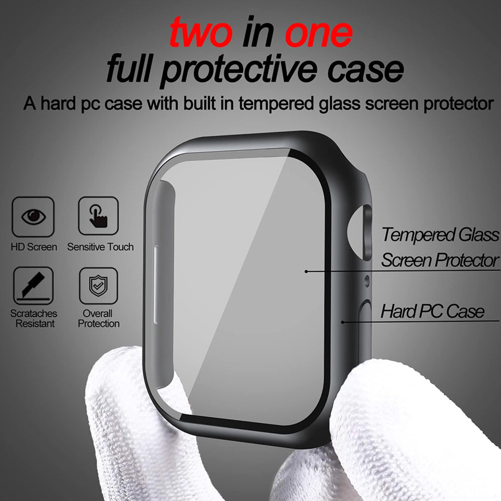 Custodia Techsuit Defense360 Pro per Apple Watch 7 45mm Series, Nera