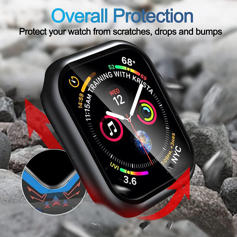 Custodia Techsuit Defense360 Pro per Apple Watch 7 45mm Series, Nera
