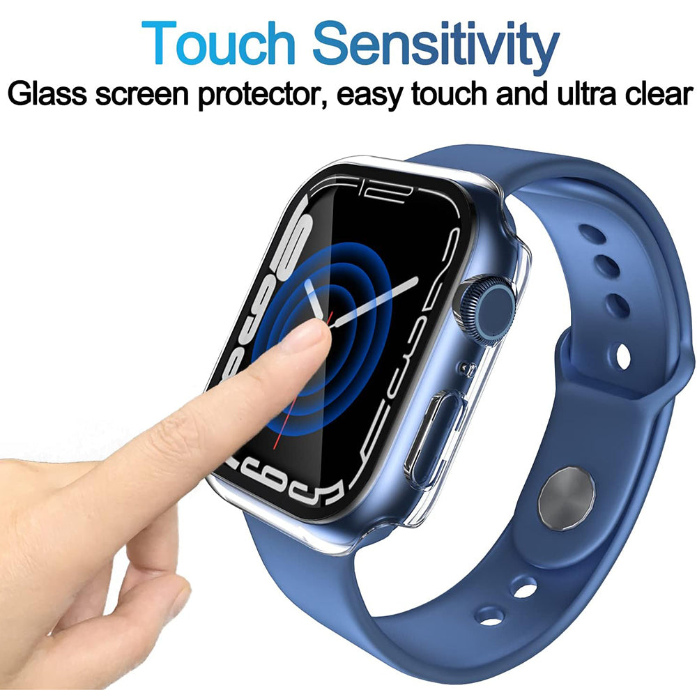 Custodia Techsuit Defense360 Pro per Apple Watch 7 45mm Series, Trasparente