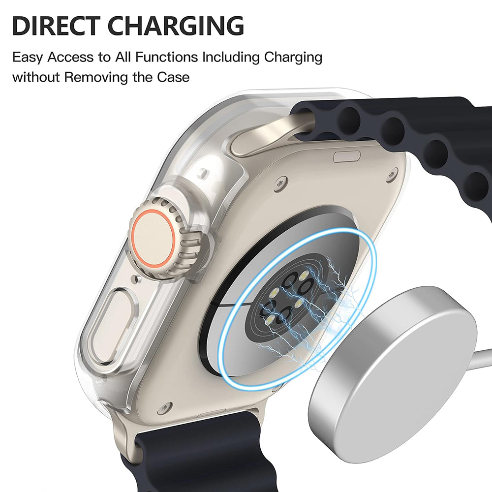 Custodia Techsuit Defense360 Pro per Apple Watch Ultra Series, Trasparente