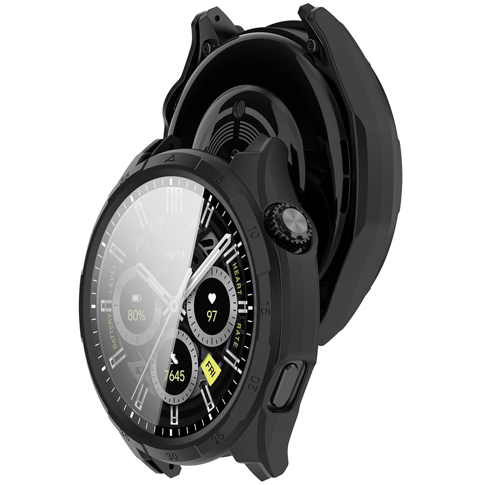 Cover Techsuit Defense360 Pro per Honor Watch 6, nera