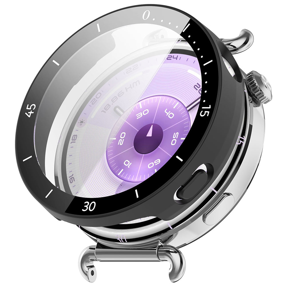Custodia Techsuit Defense360 Pro Bezel per Huawei Watch GT 6 41mm, Nera Opaca