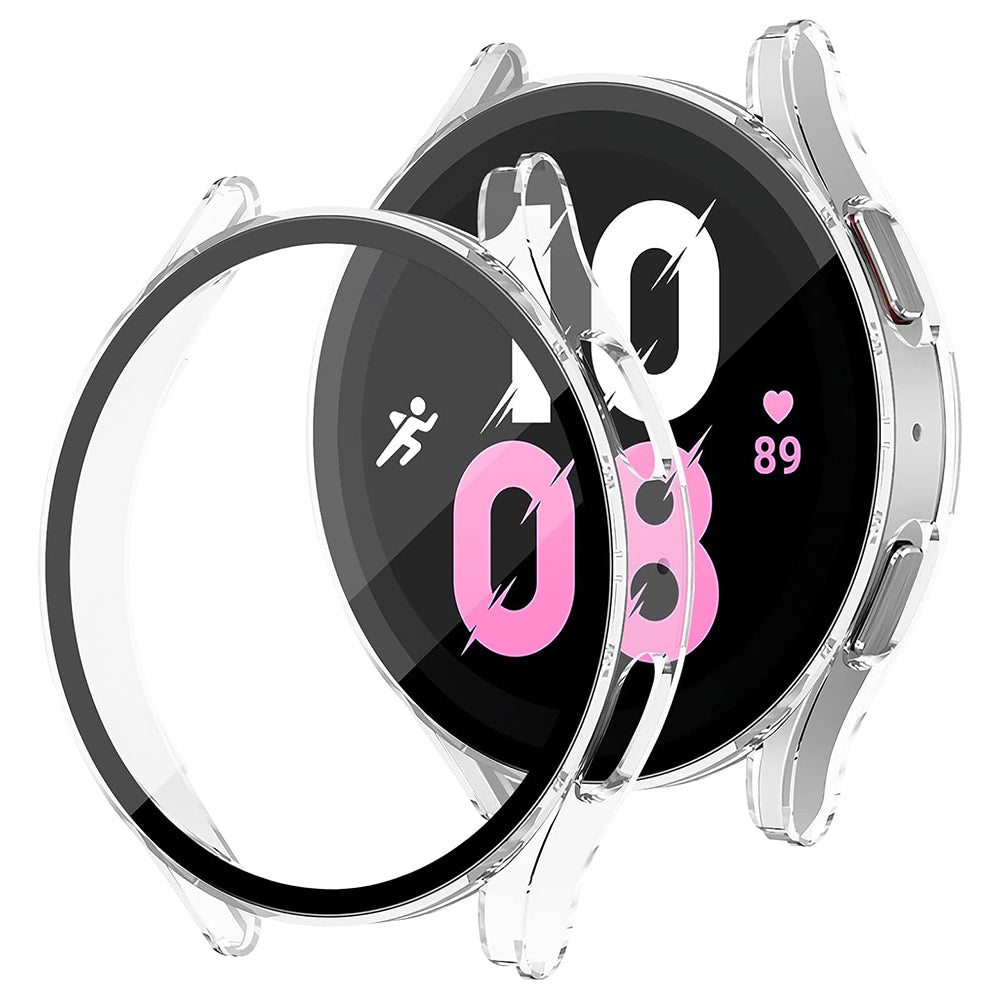 Custodia Techsuit Defense360 Pro per Samsung Galaxy Watch5 / Watch4 Serie 40mm, Trasparente