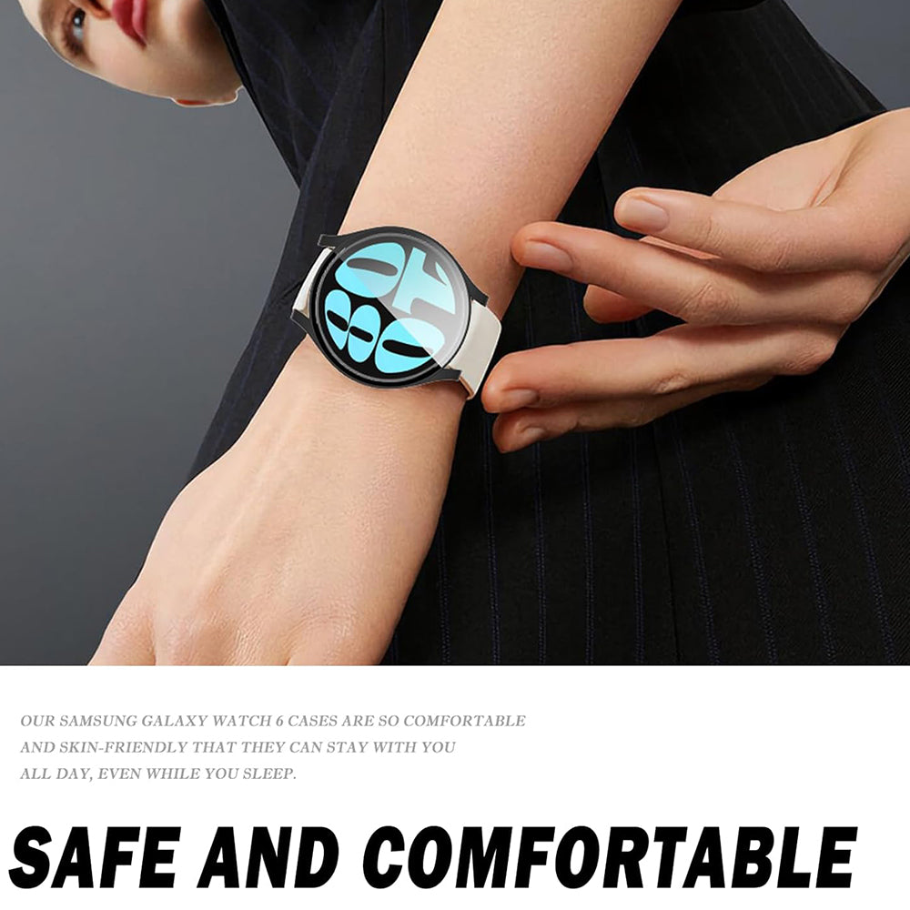 Custodia Techsuit Defense360 Pro per Samsung Galaxy Watch6 44mm, Nera