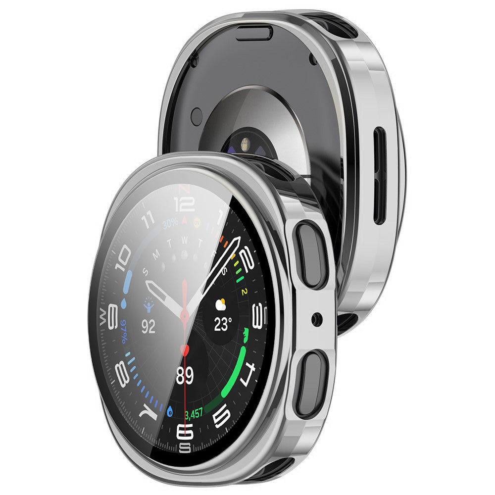 Techsuit Defense360 Pro Case for Samsung Galaxy Watch9 / Watch8 40mm, Silver
