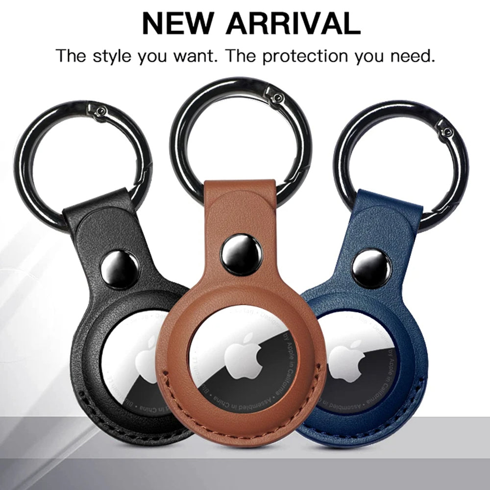 Custodia Techsuit SLH1 per Apple AirTag, Nera