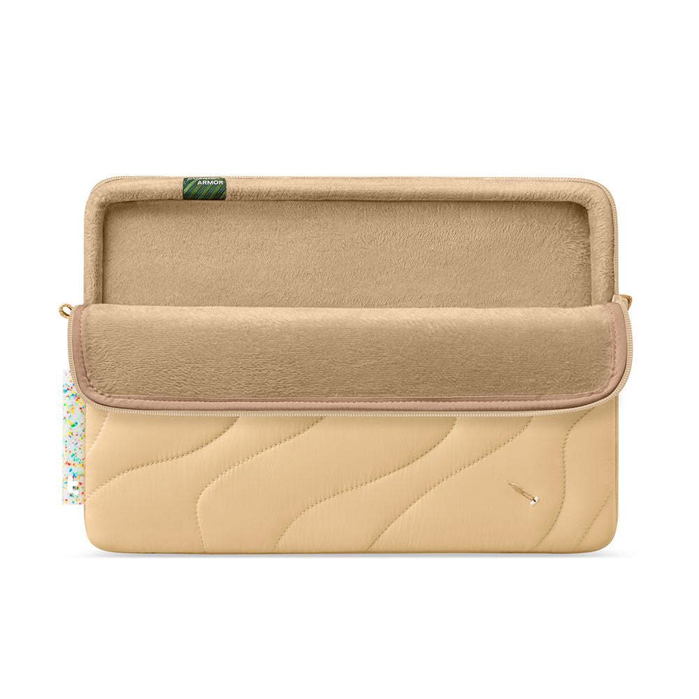 Custodia Tomtoc Terra per Laptop 14 pollici, Crema
