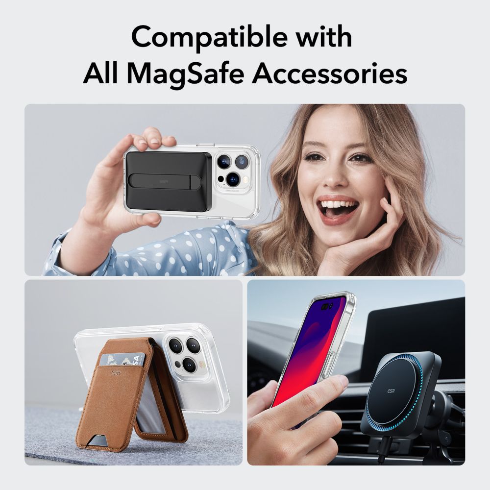 Custodia MagSafe per Apple iPhone 14 Pro Max, ESR, Ch Halolock, Trasparente